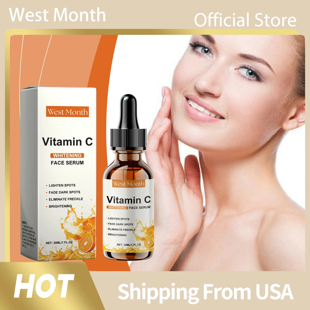 Vitamin C Facial Essence Fade Dark Spots