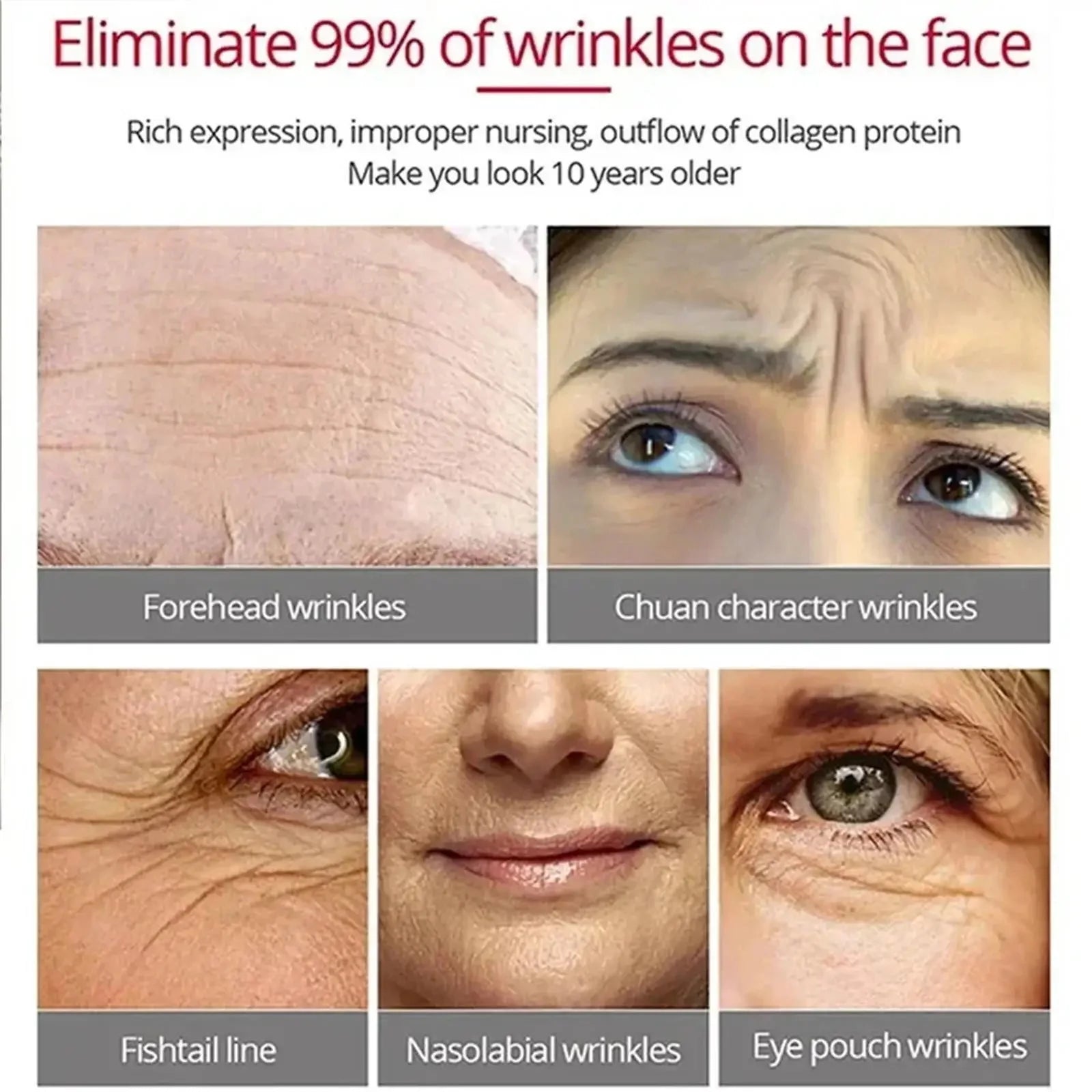 Retinol Anti-wrinkle Cream Collagen Anti-Aging Instant Removal Face Neck Wrinkle Efficient Moisturizing Firming Korean Skin Care