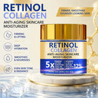 Retinol Collagen Face Cream Anti Wrinkle Lifting Firming Facial Moisturizer with Hyaluronic Acid Skin Care Cream - princesszohal