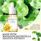 Sensitive Skin Comfort Serum 55ml - Madagascar Centella Formula Calms, Soothes & Deeply Moisturizes for Daily Skin Care Support.