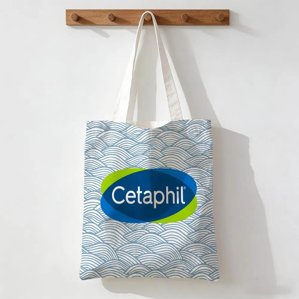 C-Cetaphil Makeup Brand Storage Bags Handbag Women Casual Underarm Top Handle Bag Lady Shopping Travel Bags - princesszohal