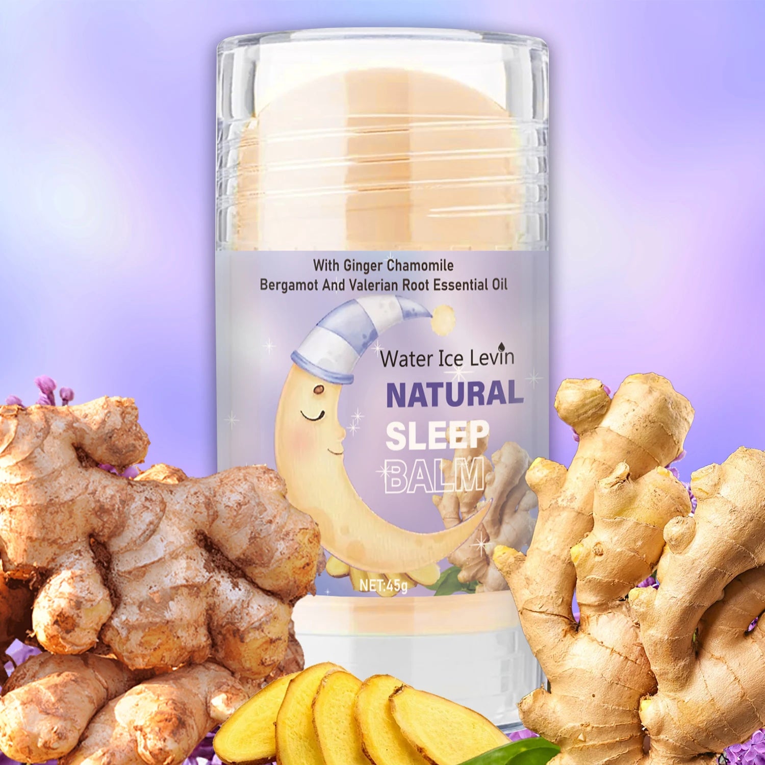Sleeping Care, Night-Time Skin Care Cream, Comfortable Floral Fragrance, Deep Hydration, Long-Lasting, Fresh and Non-Greasy, 45g