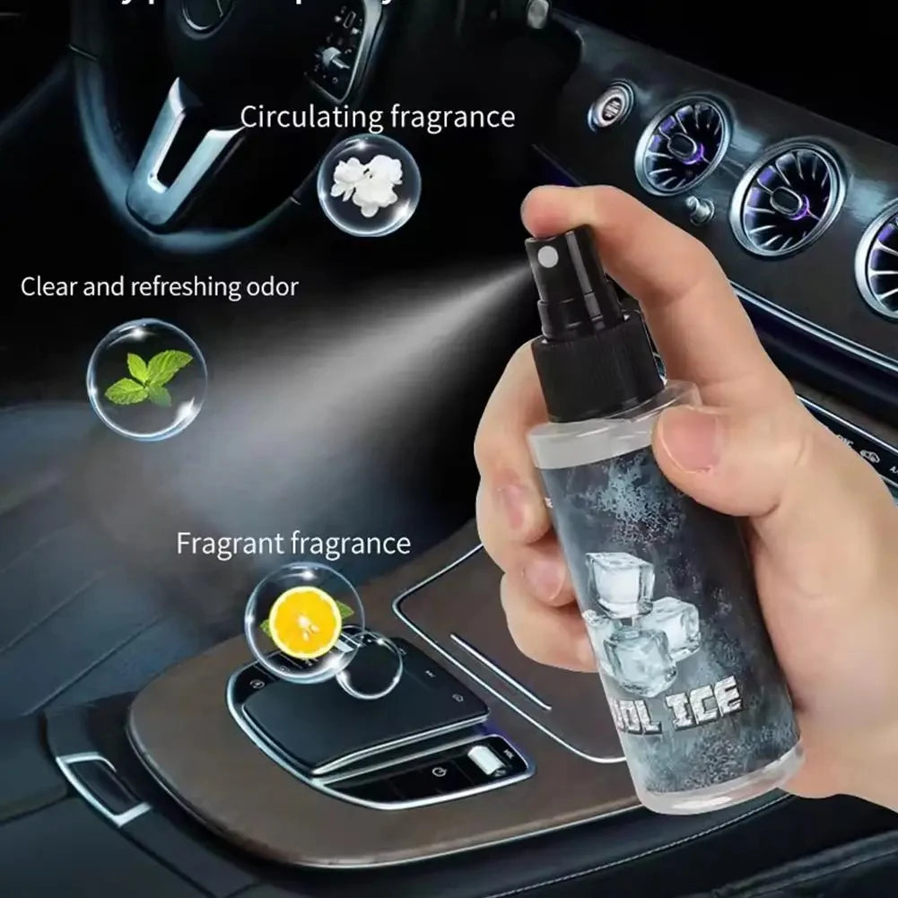 Car Air Freshener Spray Car Fragrance Long-Lasting Light Strawberry Cake Scent Fresh Perfume Car Interior Deodorant Spray
