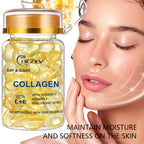 90 Capsules of Retinol + Collagen Facial Care Essence, Moisturizes and Firms the Skin, Makes the Face Look More Radiant and Younger, Allergy-Free Formula, Capsule Packaging, One Capsule at a Time, Convenient and Hygienic
