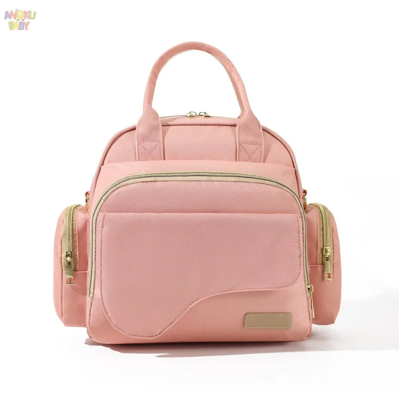 3-in-1 Baby Diaper Bag Backpack Large Capacity Maternity Bag Waterproof Mommy Bag Travel Baby Backpack with Insulated Pockets