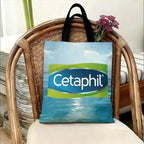 C-Cetaphil Makeup Brand Storage Bags Handbag Women Casual Underarm Top Handle Bag Lady Shopping Travel Bags - princesszohal
