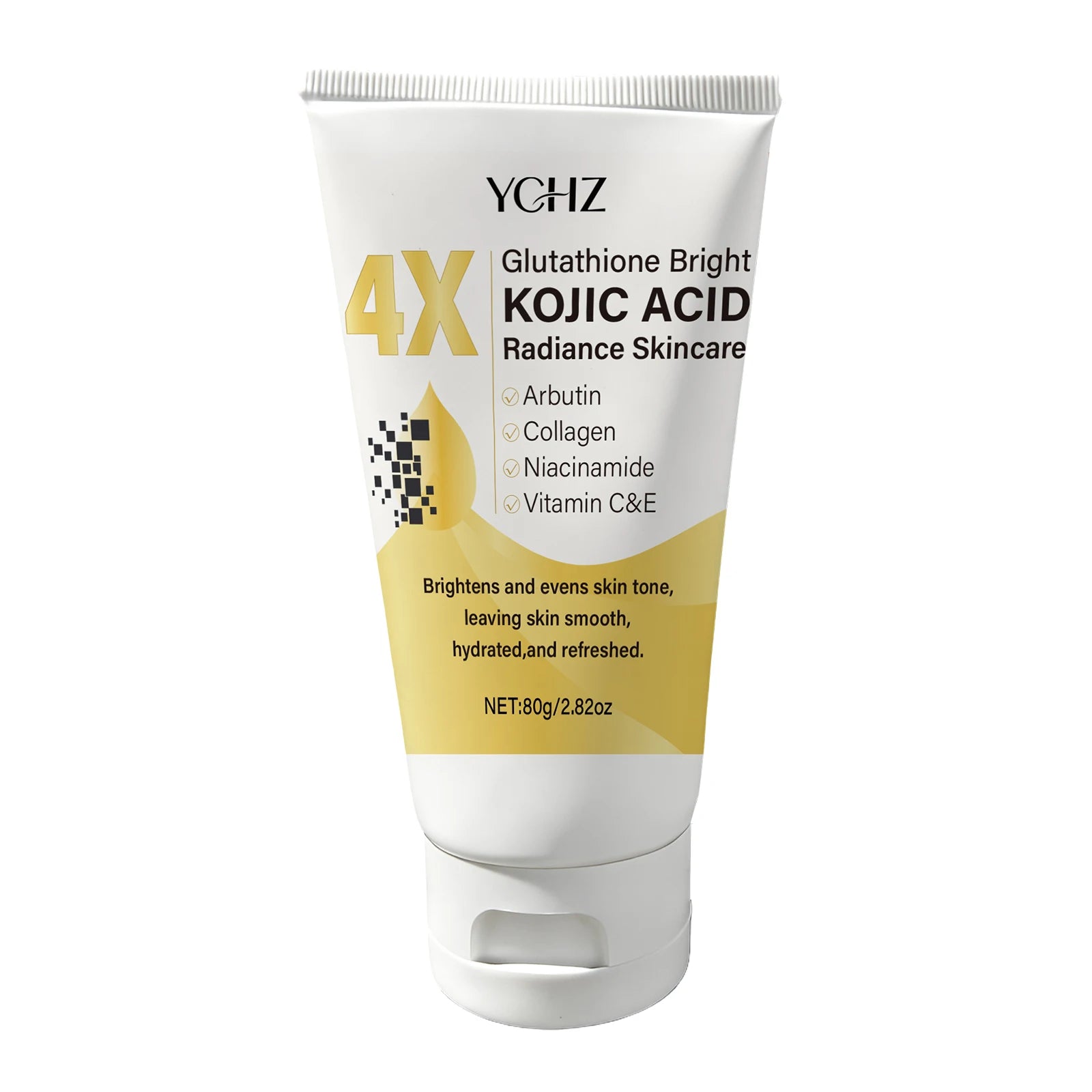 Kojic Acid Face Cream 80g, Evens Out Skin Tone, Eliminates Dark Spots and Dullness - Non-Greasy, Suitable for Both Men and Women - Whitening and Moisturizing Cream, for Day and Night Use