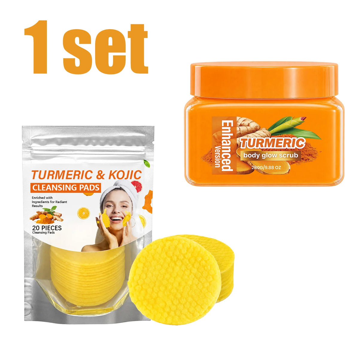 Turmeric Brightening Face & Body Kit