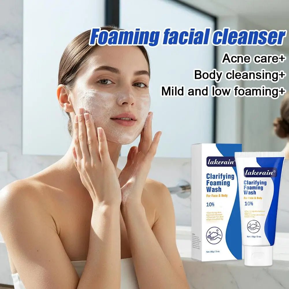 Foaming Wash Facial Cleanser Deep Cleaning Oil-Control Moisturizing Gentle Formula - princesszohal