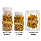 Vitamin E Serum Capsules, Single-Use Essence Capsules, Hydrating and Moisturizing Facial Skin 90 Capsules/Bottle - 1 Bottle
