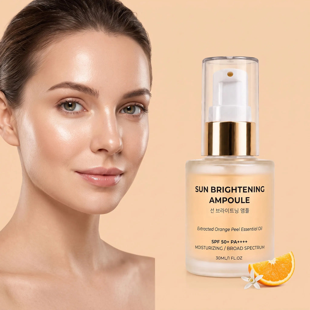 Sun Protection Brighten Face Skin Lightweight Non Greasy, Korean Skincare