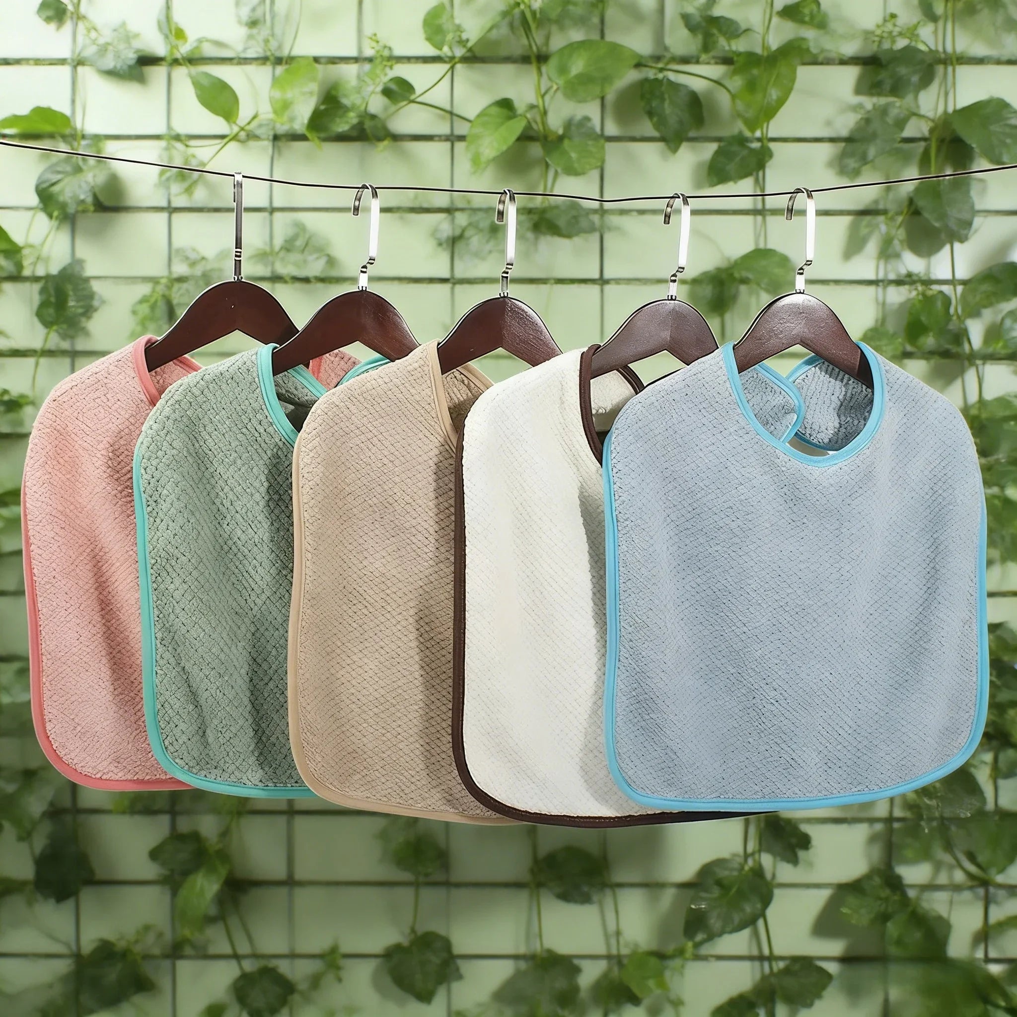 Baby Saliva Towel Waterproof Infant Bibs Kids Feeding Eating Apron Boys Girls Ruffle Towel Toddler Newborn Burp Cloths Water