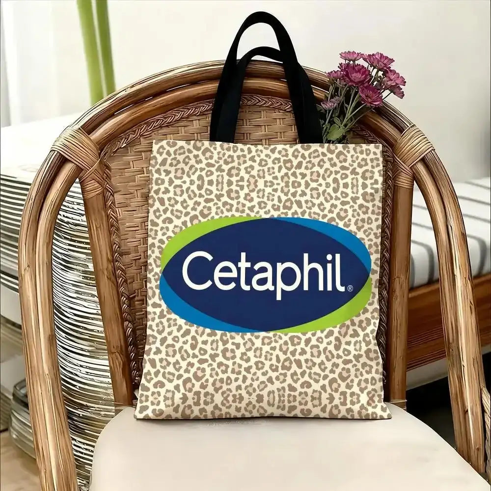 C-Cetaphil Makeup Brand Storage Bags Handbag Women Casual Underarm Top Handle Bag Lady Shopping Travel Bags - princesszohal