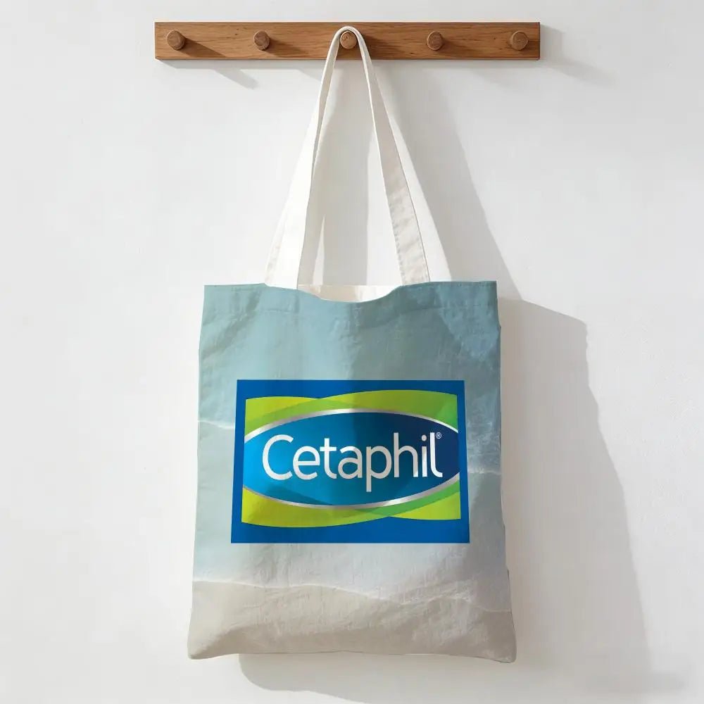 C-Cetaphil Makeup Brand Storage Bags Handbag Women Casual Underarm Top Handle Bag Lady Shopping Travel Bags - princesszohal