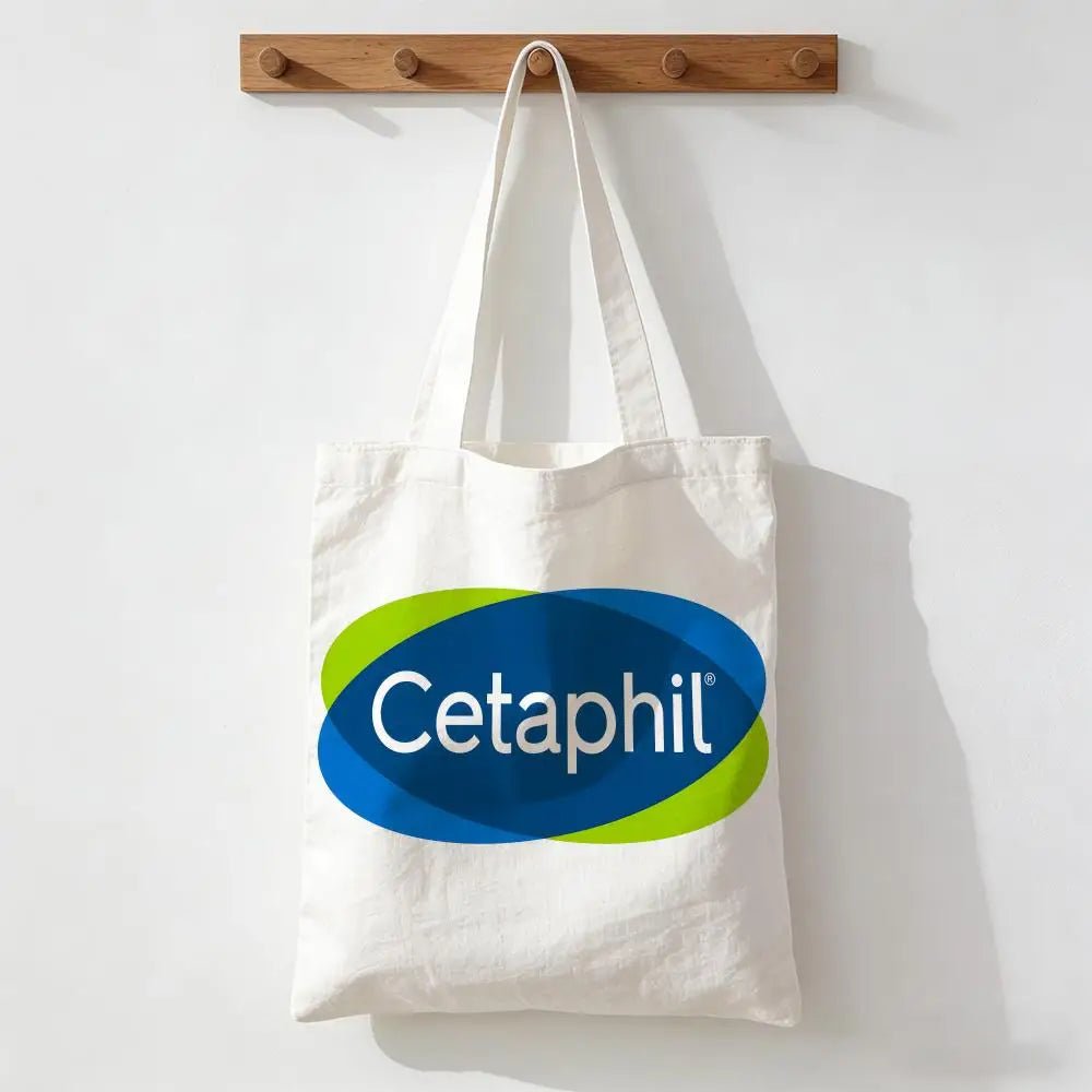 C-Cetaphil Makeup Brand Storage Bags Handbag Women Casual Underarm Top Handle Bag Lady Shopping Travel Bags - princesszohal