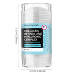 Retinol Collagen Facial Care Stick, Tightens Facial and Neck Skin, Suitable for Both Men and Women, Moisturizing, Refreshing, Easy to Absorb, Elastic and Translucent, Locks in Moisture, Long-Lasting Hydration