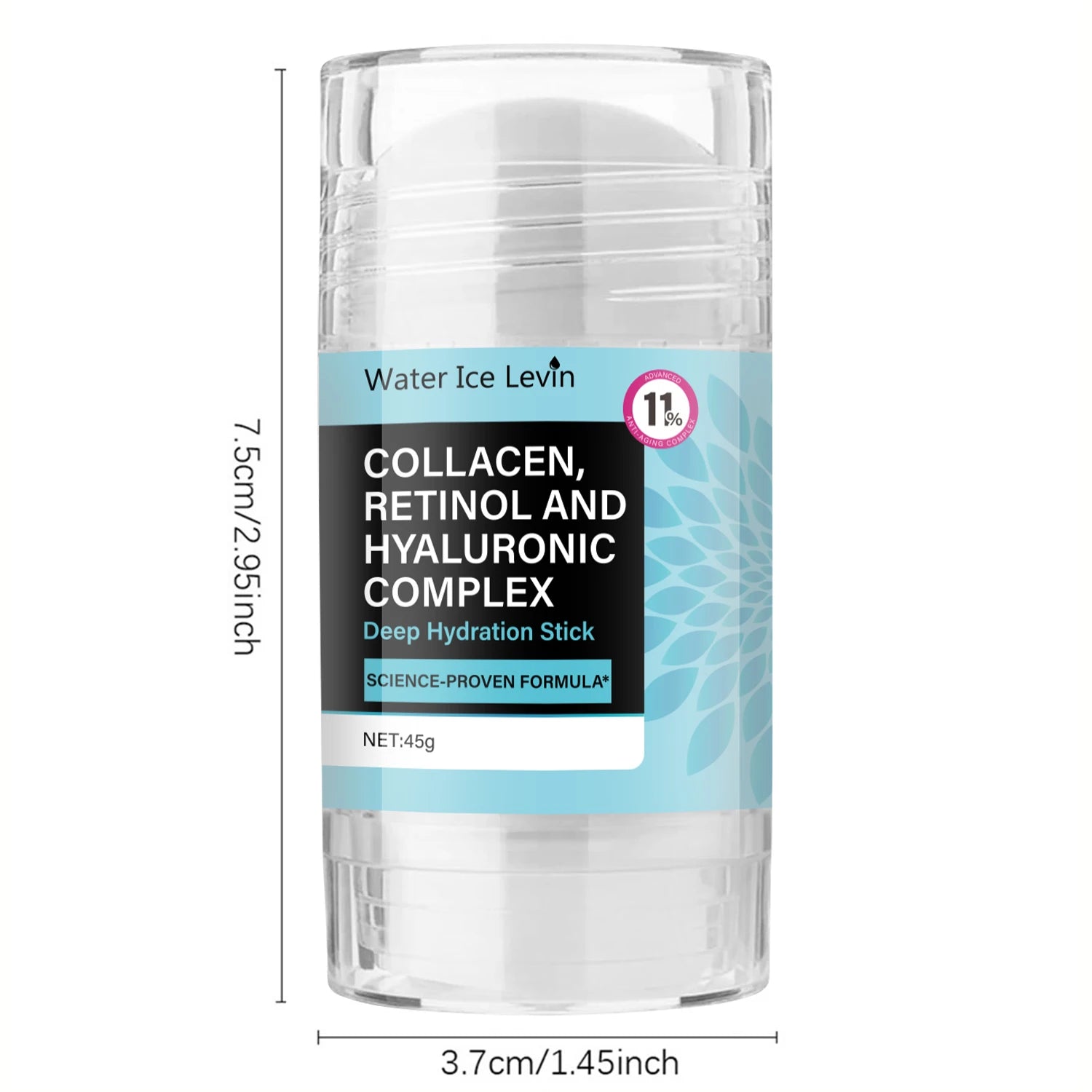 Retinol Collagen Facial Care Stick, Tightens Facial and Neck Skin, Suitable for Both Men and Women, Moisturizing, Refreshing, Easy to Absorb, Elastic and Translucent, Locks in Moisture, Long-Lasting Hydration