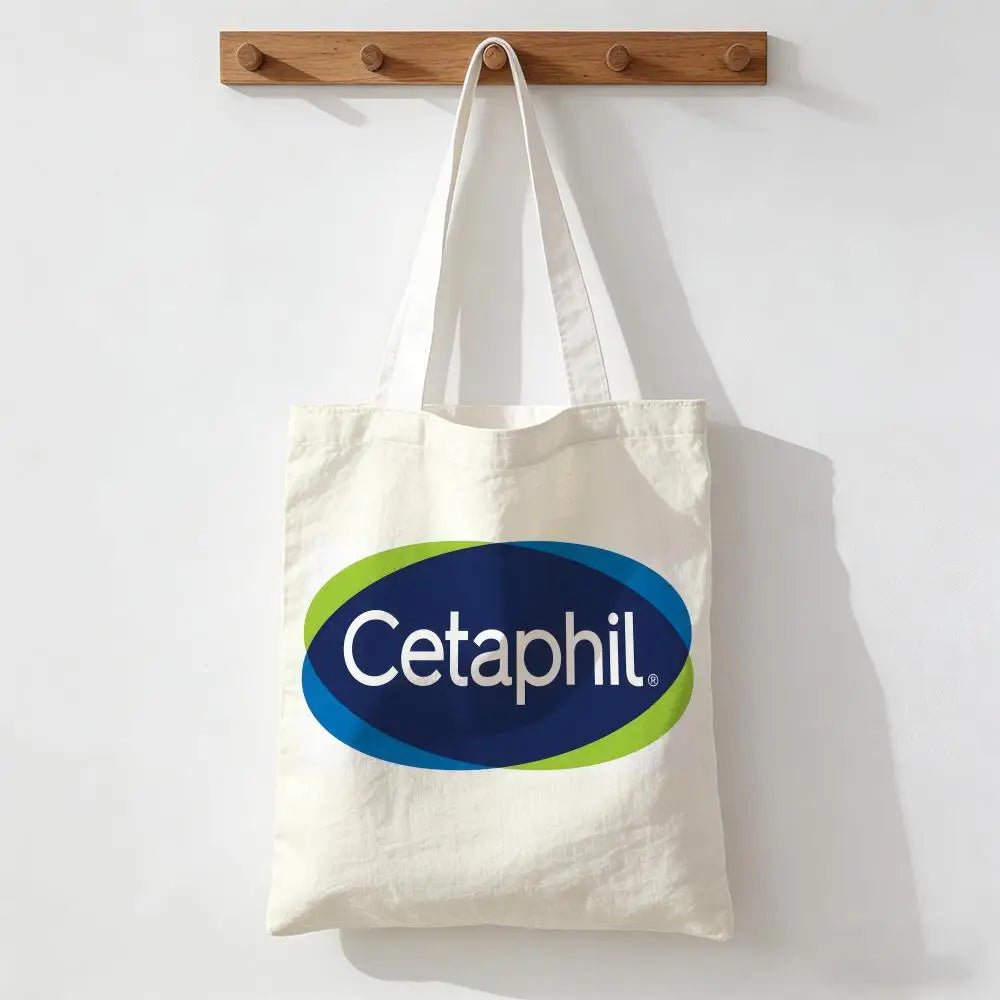C-Cetaphil Makeup Brand Storage Bags Handbag Women Casual Underarm Top Handle Bag Lady Shopping Travel Bags - princesszohal