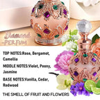 Exotic Arabian Perfume For Women, Enchanting Floral Bouquet With Rose, Jasmine&Vanilla Long-Lasting Pheromone-Infused Fragrance - princesszohal