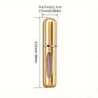 5 5ml Refillable Perfume Bottles, Mini Perfume Spray Bottles, Refillable Perfume Spray Scent Pump Boxes, Portable Empty Perfume Spray Bottles Suitable for Women and Men for Travel
