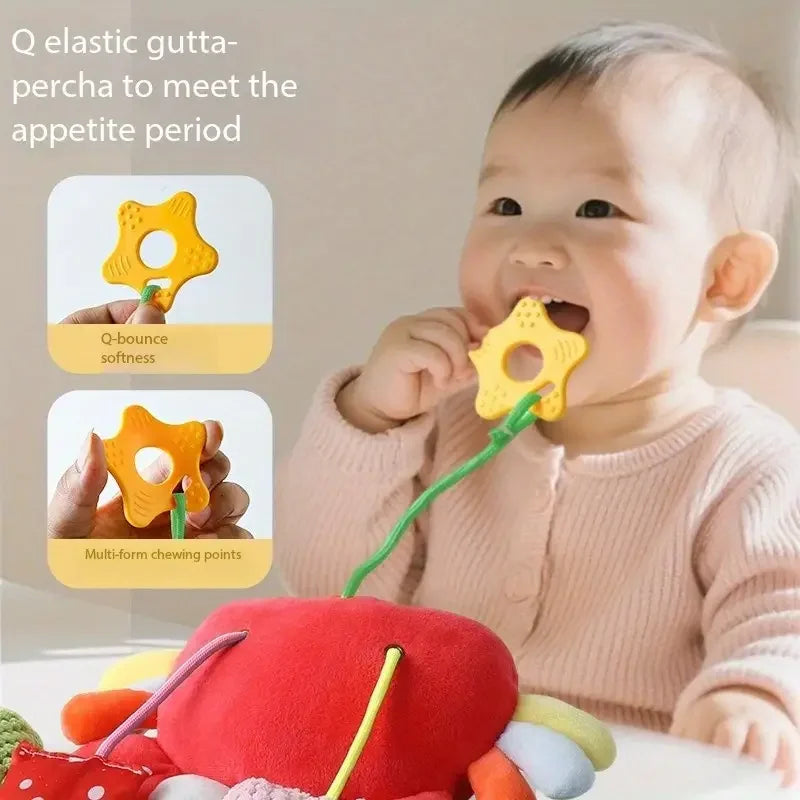Baby Toys Crab Baby Bottle Bed Hanging Drawstring Music Rattles Teether Stroller Cheer Bedbell Pendant can be Nibbled Gift