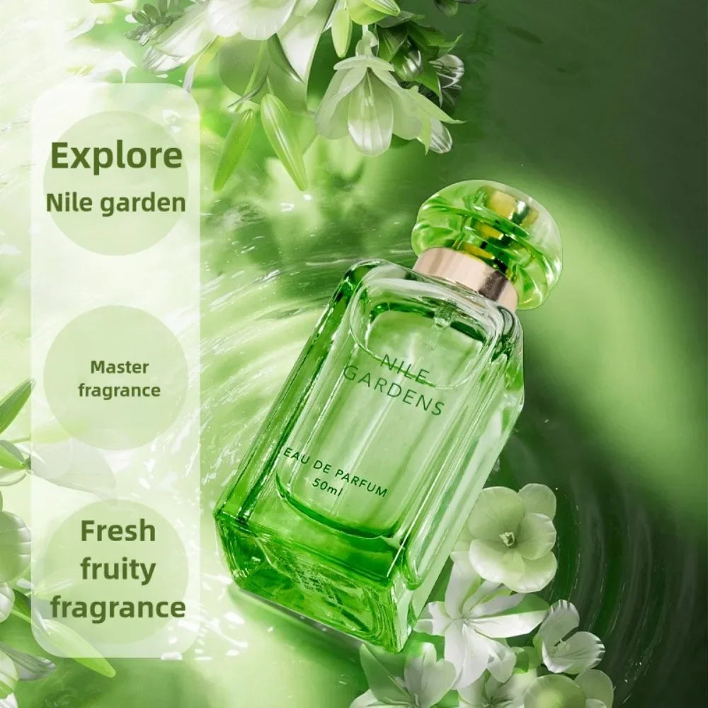 Fresh Herbal Scented Perfume Garden Perfume for Women - Floral Fruity Fragrance Long-Lasting and Elegant Perfumes Mujer 50ml