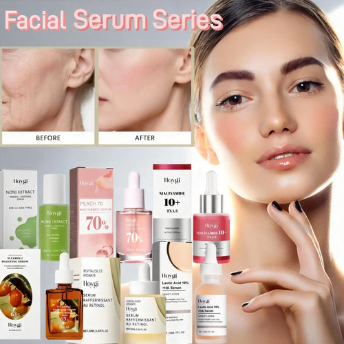 Facial Serum Series for Deep Hydration Anti Aging Moisturizing Repair Dry Skin Care Sensitive Skin Dark - princesszohal