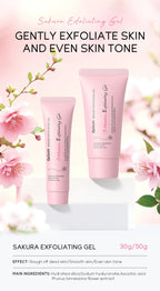 Sakura Exfoliating Peeling Gel Facial Scrub Moisturizing Nourishing Repair Scrubs Face Cream Beauty Skin Care 30g/50g