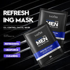 SADOER Men's Skin Care Sets Moisturizing Face Cream Facial Mask Lip Balm Sunscreen Facial Cleanser Eye Cream Men Skin Care Kit