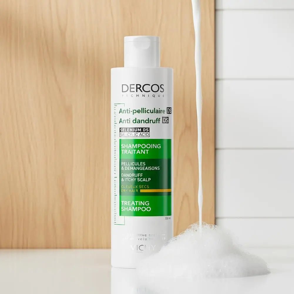 Vichy DERCOS Anti-dandruff Anti-itch Shampoo Refreshing Nourishing Fluffy Shampoo - princesszohal