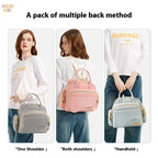 3-in-1 Baby Diaper Bag Backpack Large Capacity Maternity Bag Waterproof Mommy Bag Travel Baby Backpack with Insulated Pockets