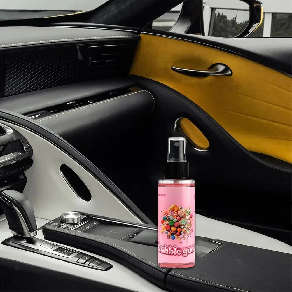 Car Air Freshener Spray Car Fragrance Long-Lasting Light Strawberry Cake Scent Fresh Perfume Car Interior Deodorant Spray