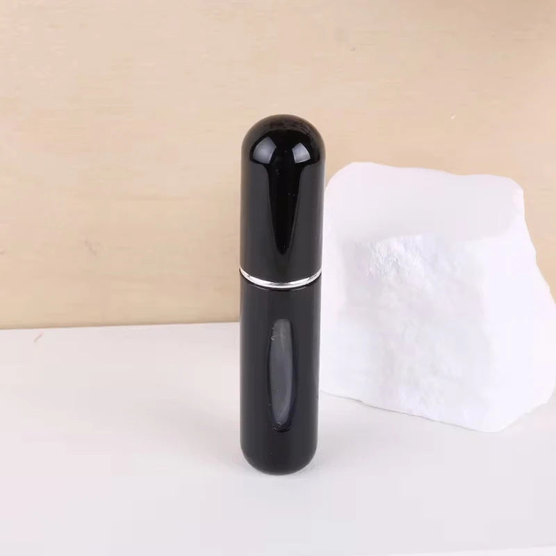 5 5ml Refillable Perfume Bottles, Mini Perfume Spray Bottles, Refillable Perfume Spray Scent Pump Boxes, Portable Empty Perfume Spray Bottles Suitable for Women and Men for Travel