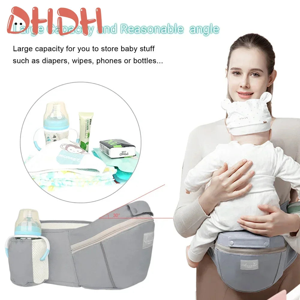 New Adjustable Ergonomic Baby Carrier Four Seasons Universal Baby Carrying Bag Waist Stool Strap Portable & Multifunctional