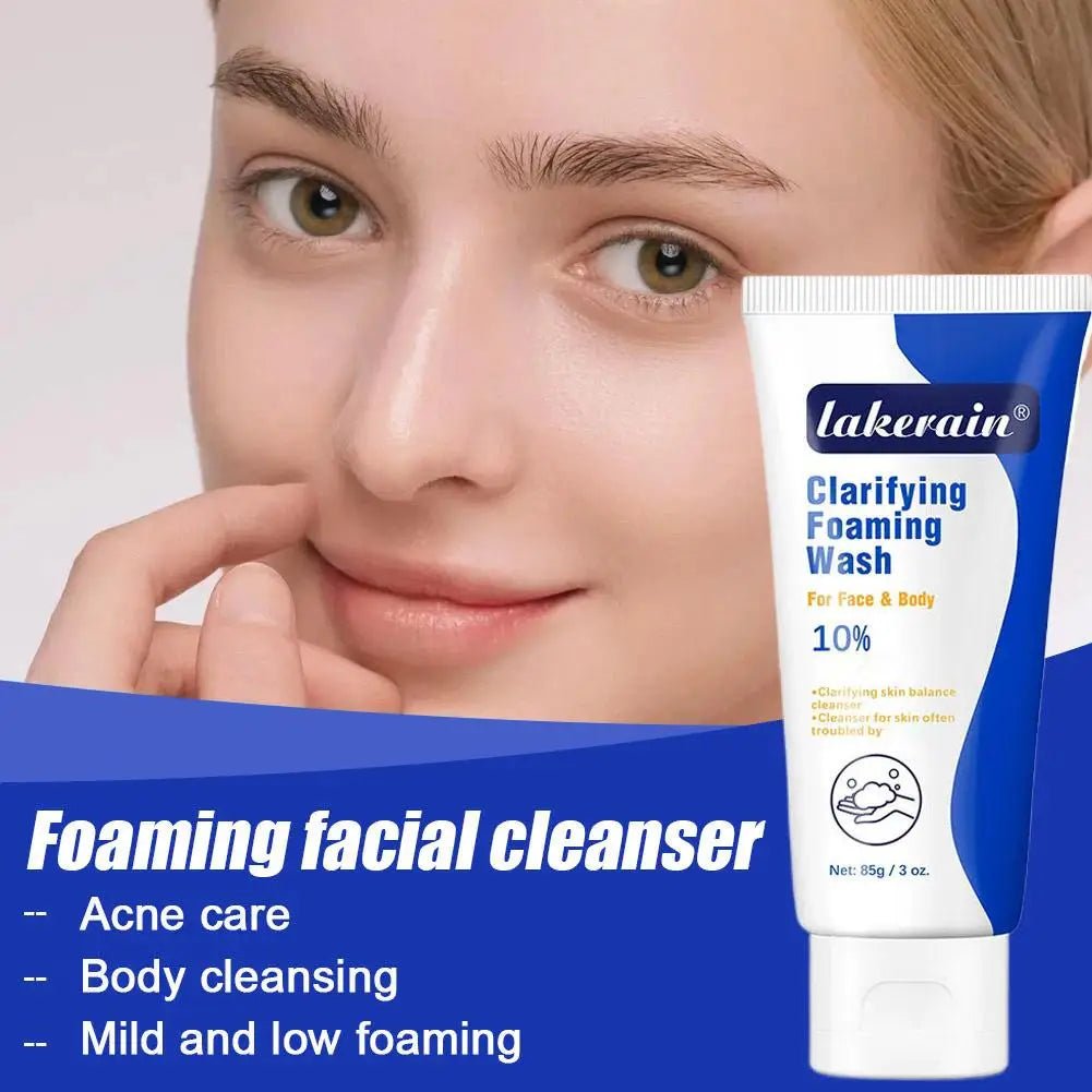 Foaming Wash Facial Cleanser Deep Cleaning Oil-Control Moisturizing Gentle Formula - princesszohal