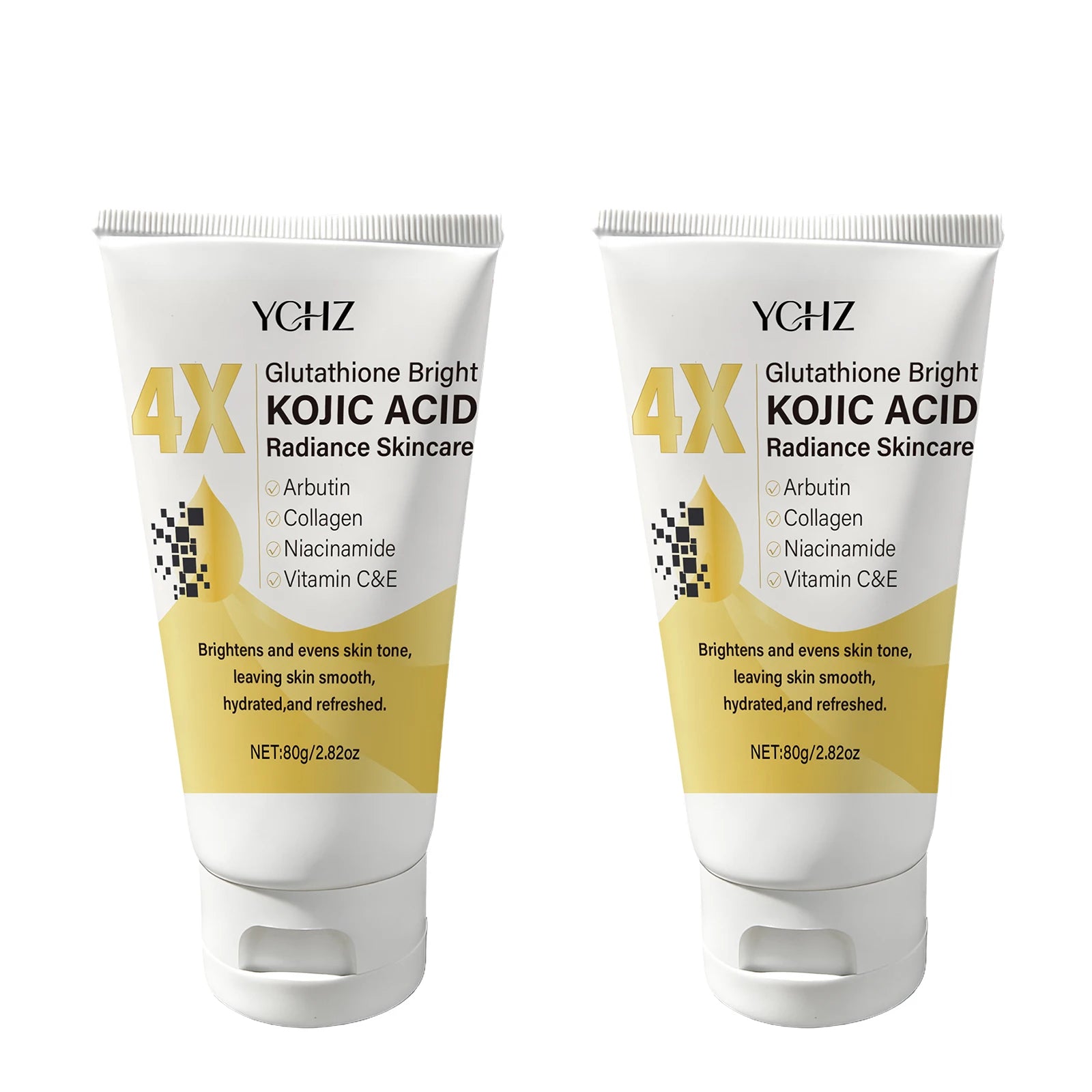 Kojic Acid Face Cream 80g, Evens Out Skin Tone, Eliminates Dark Spots and Dullness - Non-Greasy, Suitable for Both Men and Women - Whitening and Moisturizing Cream, for Day and Night Use
