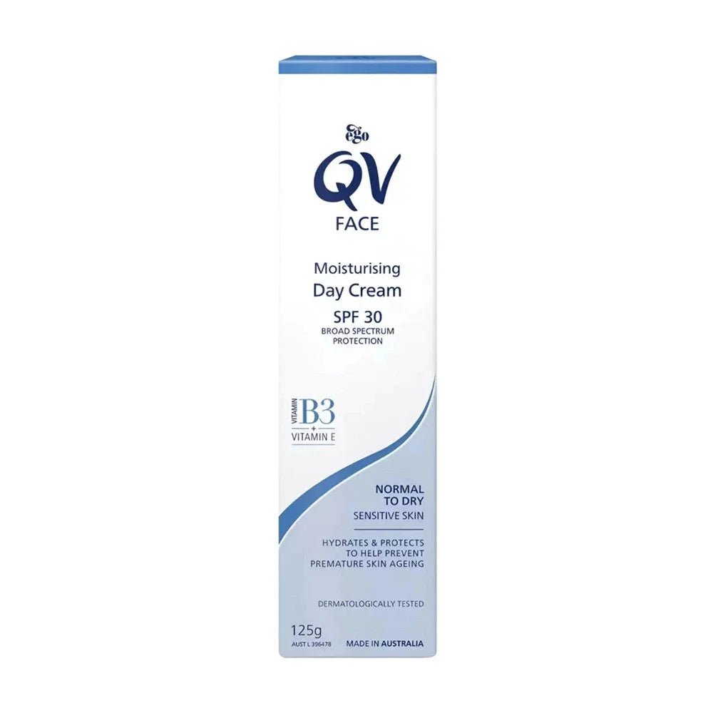 QV Day Moisturizer | SPF 30, Vitamin B3 & E/125g - princesszohal