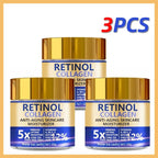 Retinol Collagen Face Cream Anti  Wrinkle Lifting Firming Facial Moisturizer with Hyaluronic Acid Skin Care Cream