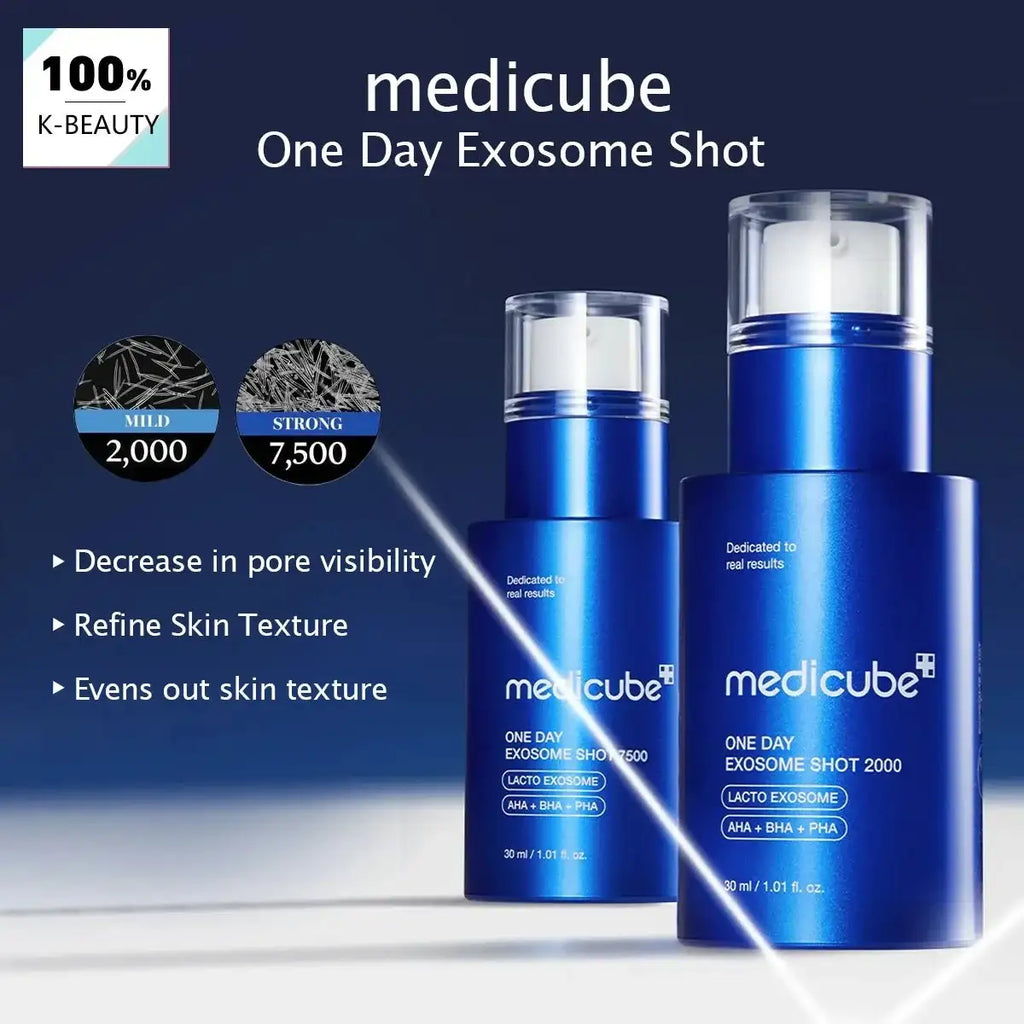 Medicube One Day Exosome Shot,Fast-Absorbing & Non-Sticky,Advanced Booster,Intensive Care,Korean  - princesszohal