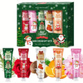 5-Piece Hand Cream Set for Women - Christmas Gift Box, Creamy Texture, Travel Pack, 30g Moisturizer - princesszohal -