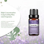 10ml Lavender Essential Oils Pure Natural for Diffuser humidifier Aromatherapy Jasmine Vanilla Aroma Oil DIY Candle Soap - princesszohal
