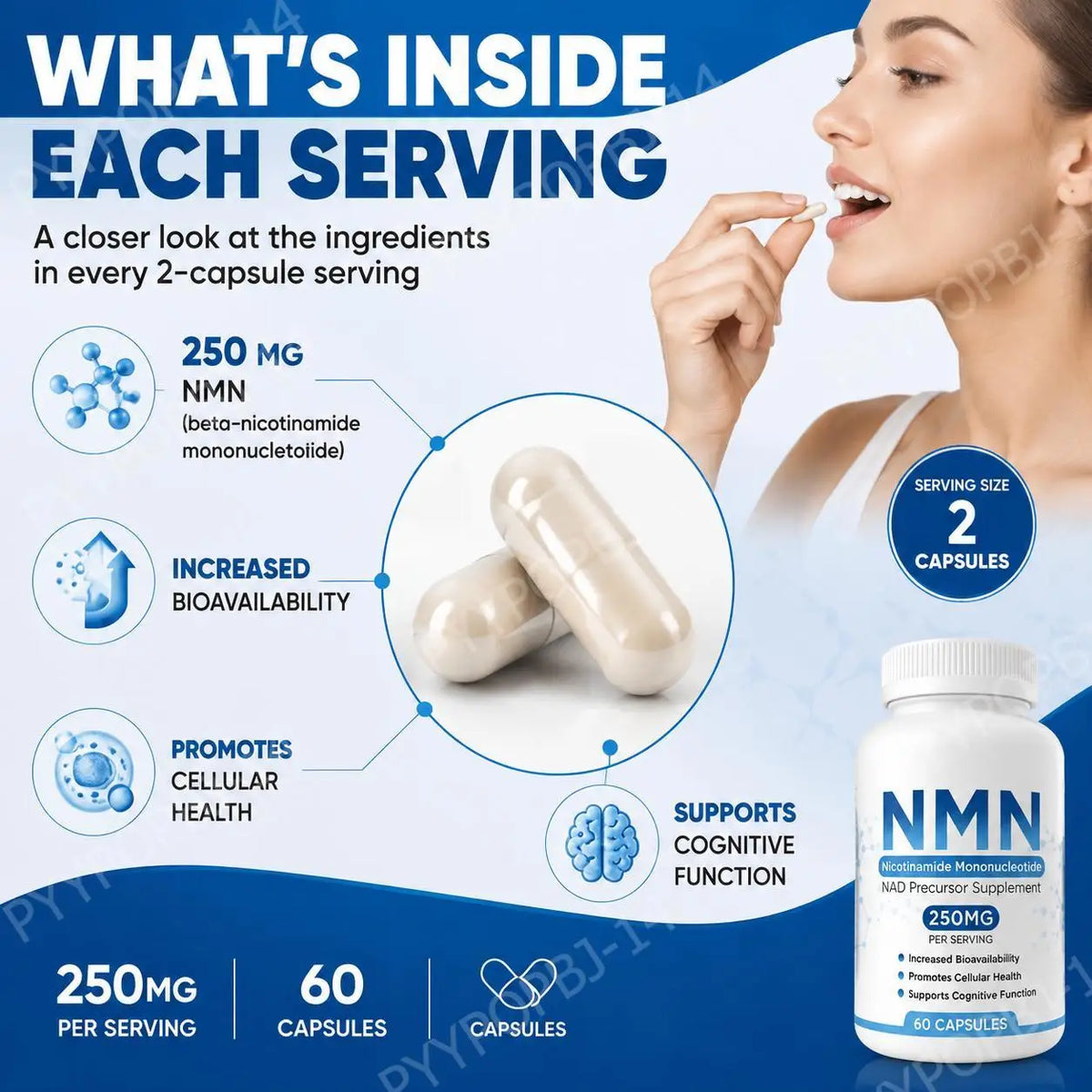 NMN Nicotinamide Mononucleotide Capsules