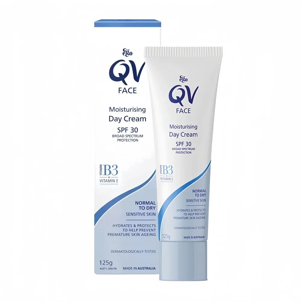 QV Day Moisturizer | SPF 30, Vitamin B3 & E/125g - princesszohal