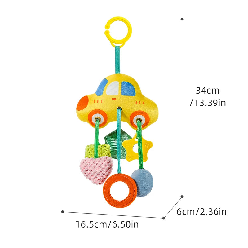 Baby Toys Crab Baby Bottle Bed Hanging Drawstring Music Rattles Teether Stroller Cheer Bedbell Pendant can be Nibbled Gift