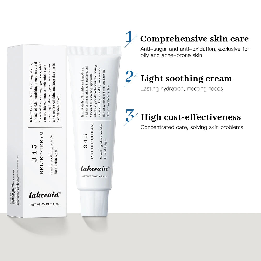 345 Soothing Cream | Daily Face Moisturizer | Spot Treatment || For All Skin Types