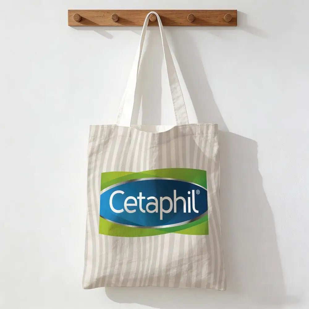 C-Cetaphil Makeup Brand Storage Bags Handbag Women Casual Underarm Top Handle Bag Lady Shopping Travel Bags - princesszohal