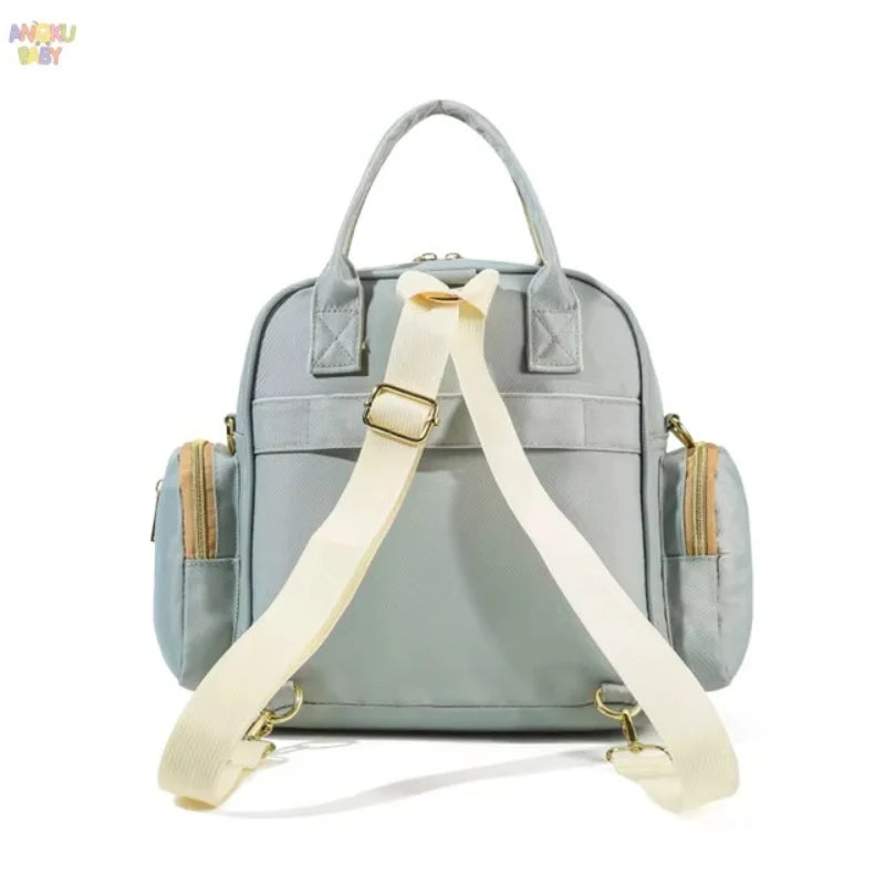 3-in-1 Baby Diaper Bag Backpack Large Capacity Maternity Bag Waterproof Mommy Bag Travel Baby Backpack with Insulated Pockets