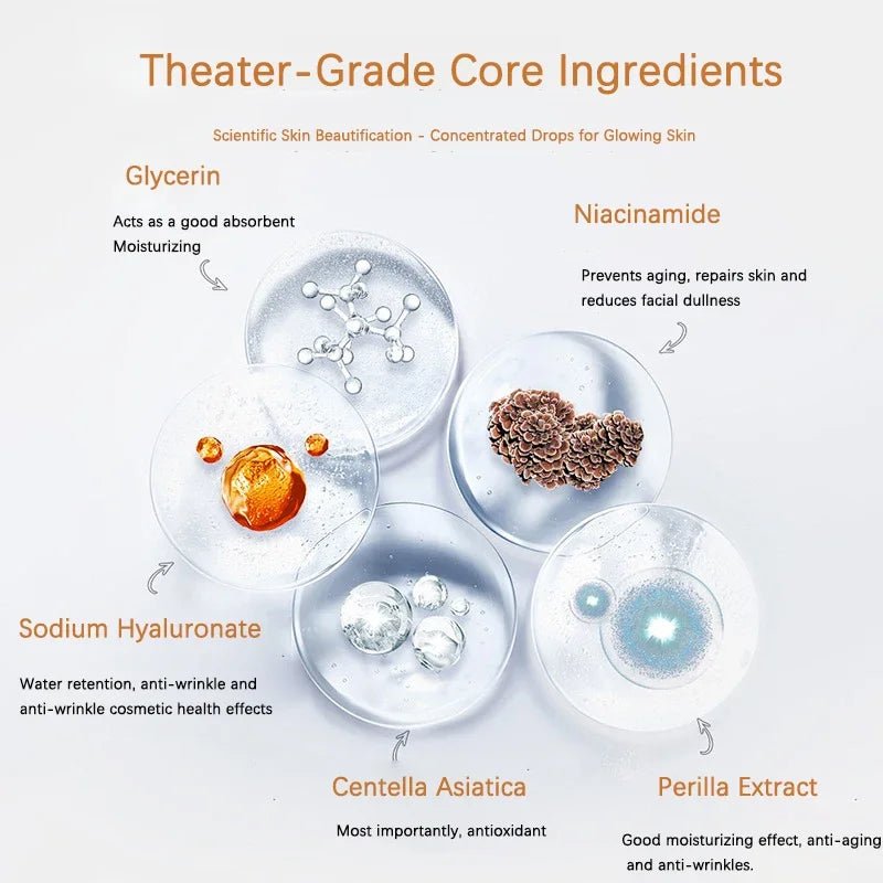 Korean Collagen Hyaluronic Acid Face Mask Repair Firming Lifting Improve Fine Lines Brighten - princesszohal