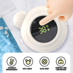 Safe Baby Bathtub Thermometers Baby Bath Thermometers With LED Display Toddler Care Tool For Travel Nursery Pediatric Indoor