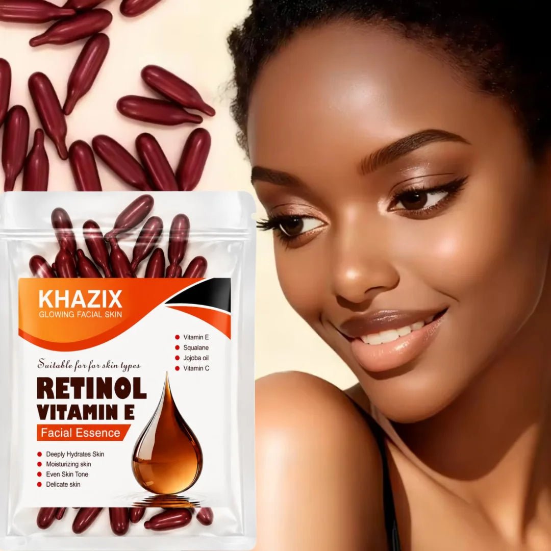 Capsules Pack Retinol Vitamin E Deep Moisturizing Capsule Essence, Hydrates, Firms, and Smooths Skin, - princesszohal